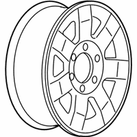 OEM Hummer H3 Wheel, Alloy - 9598062