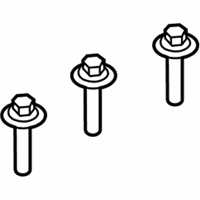 OEM Mercury Gear Assembly Bolt - -W302121-S300