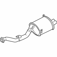 OEM 1998 BMW Z3 Rear Muffler Left - 18-10-1-404-317