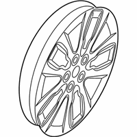 OEM 2013 Kia Sorento Wheel Assembly-Aluminum - 529101U385