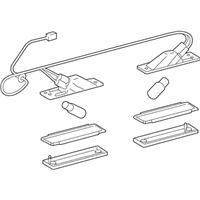 OEM Toyota Sequoia License Lamp - 81270-0C030