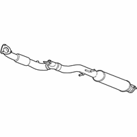 OEM 2015 Chevrolet Cruze Converter & Pipe - 23199833