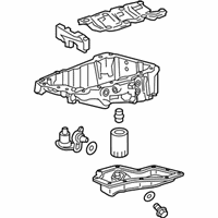 OEM 2022 Chevrolet Blazer Upper Oil Pan - 12716561