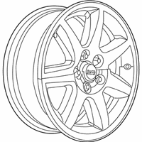 OEM 2008 Jeep Liberty Aluminum Wheel - 1CG34PAKAA