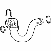 OEM 2018 Chevrolet Cruze Outlet Radiator Coolant Hose Assembly - 39057860