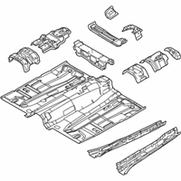 OEM 2013 Ford Focus Front Floor Pan - CP9Z-5411135-A