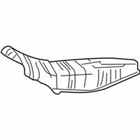 OEM 2012 Toyota Matrix Heat Shield - 58151-02380