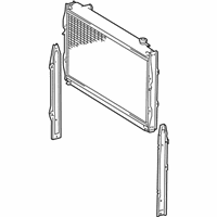 OEM 1999 Toyota Tacoma Radiator Assembly - 16410-AZ050
