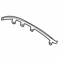 OEM 2010 Mercury Milan Front Weatherstrip - 9E5Z-5425325-B