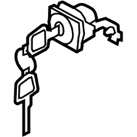 OEM Infiniti Cylinder Set-Door Lock, L - H0601-EH11A