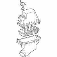 OEM 2002 Toyota Echo Cleaner Assy, Air - 17700-21060