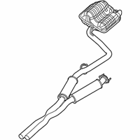 OEM Dodge Challenger Exhaust Muffler And Resonator - 68260150AA