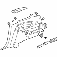 OEM 2008 Saturn Outlook Quarter Trim Panel - 25956702