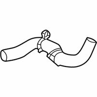 OEM 2020 Lexus LS500h Hose, Radiator, NO.2 - 16572-31490