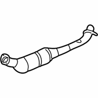 OEM 2001 BMW X5 Catalytic Converter Exhaust System Parts - 18-30-7-500-542