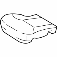 OEM 2005 Lexus ES330 Pad, Front Seat Cushion, LH (For Separate Type) - 71512-33090