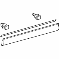 OEM 2017 Toyota RAV4 Lower Molding - 75073-0R060-B0