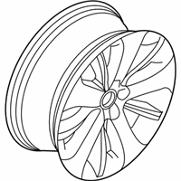 OEM Ford Taurus Wheel, Alloy - BG1Z-1007-C