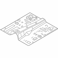 OEM 2021 BMW X7 FLOOR PANEL:412080 - 41-00-8-493-495