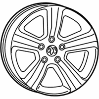 OEM Ram 1500 Aluminum Wheel - 1UB18GSAAB