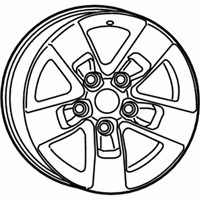 OEM Ram Aluminum Wheel - 1UB17RXFAC