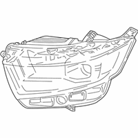 OEM 2017 Ford Edge Headlamp Housing - FT4Z-13008-P