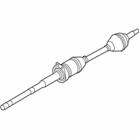 OEM 2015 Ford Special Service Police Sedan Axle Assembly - DG1Z-3B436-F