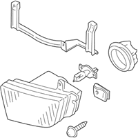 OEM 1999 Infiniti QX4 Lamp Assembly-Fog, RH - 26150-1W325