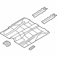 OEM 2013 Lincoln MKX Front Floor Pan - BT4Z-7811141-A