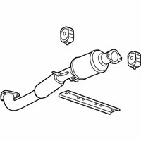 OEM 2013 Chevrolet Malibu Front Pipe - 22935121