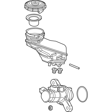 OEM 2022 Honda Odyssey Set, M/C+Reservoir - 46101-THR-A11