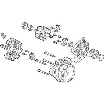 OEM 2019 Honda Civic Alternator (Reman) (Core Id 104211-3960) (Denso) - 31100-5BA-A51RM