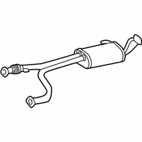 OEM 2000 Nissan Pathfinder Exhaust, Main Muffler Assembly - 20100-2W600