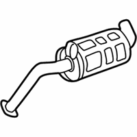 OEM 1997 Nissan Pathfinder Muffler Assembly - 20350-0W005