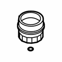 OEM BMW 645Ci Oil Filter Cover - 11-42-7-521-353