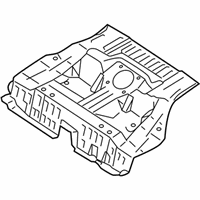 OEM 2008 Nissan Maxima Floor-Rear, Front - 74512-8J030