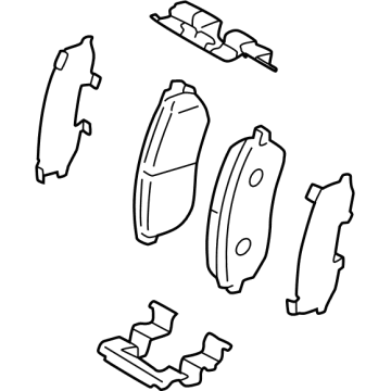 OEM Toyota GR86 Brake Pads - SU003-10626