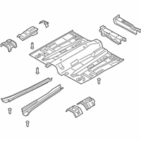 OEM 2016 Ford C-Max Front Floor Pan - FV6Z-5811135-A