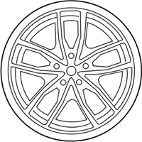 OEM 2020 BMW Z4 Disk Wheel, Light Alloy, In - 36-11-6-883-638