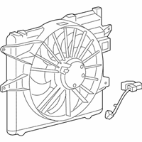 OEM 2005 Ford Mustang Fan Module - DR3Z-8C607-D