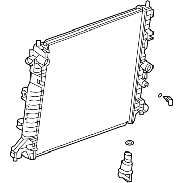 OEM 2022 Cadillac CT4 Radiator - 85535176