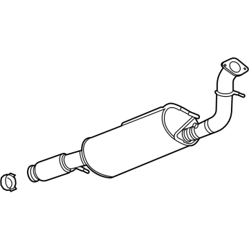 OEM 2021 Chevrolet Tahoe Muffler & Pipe Assembly - 84964236