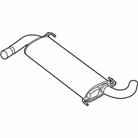 OEM Ram Exhaust Resonator And Tailpipe - 52022463AB