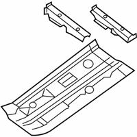 OEM 2007 Nissan Sentra Floor-Front, RH - 74320-ET030