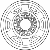 OEM 1999 Nissan Frontier Wheel Assy-Disc - 40300-3B010