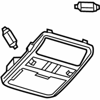 OEM Nissan NV2500 Lamp Assembly Map - 26430-1PB0A