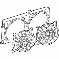 OEM 2005 Chevrolet Classic Shroud Kit, Engine Electric Coolant Fan - 88957397