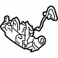 OEM Infiniti M45 Hood Lock Male Assembly - 65601-EJ70B