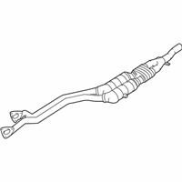 OEM 1998 BMW 528i Catalytic Converter - 18-30-1-745-555