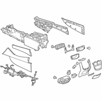 OEM 2015 Cadillac CTS Console Assembly - 23206069